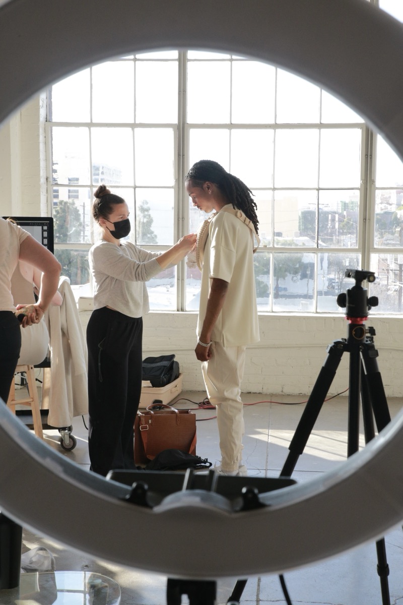 Behind the scenes